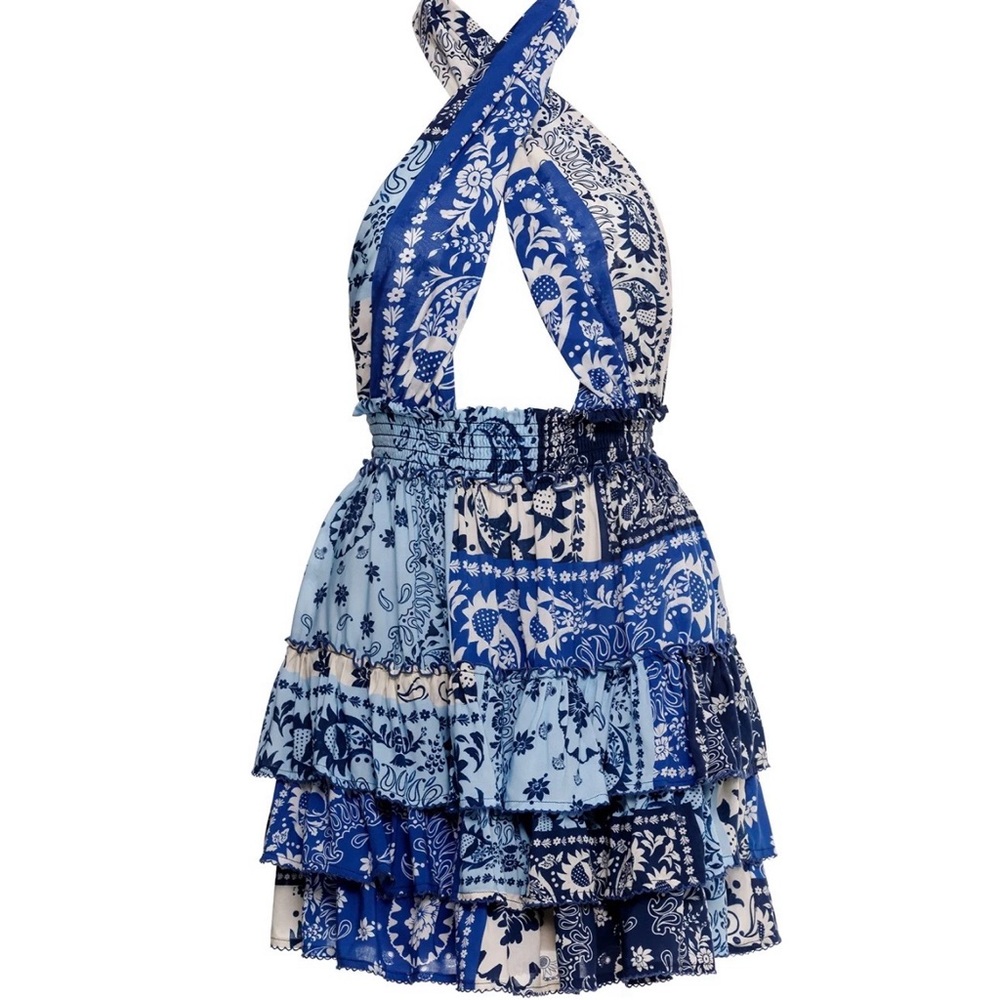 NWT Agua Bendita Maona Wats Halter Dress